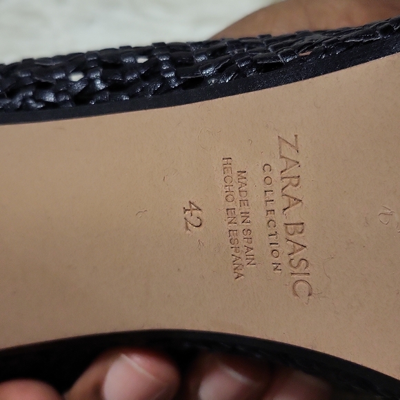 Zara braided two tones court shoes (2212) - Picture 7 of 10